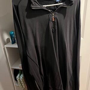 Tommy Bahama Black Zip-Up Jacket